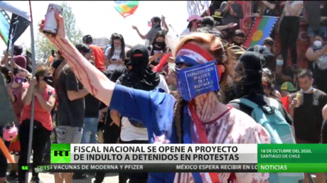 Fiscal nacional de Chile se opone al proyecto de indulto a detenidos en las protestas
