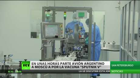 El avión que traerá la vacuna Sputnik V a Argentina parte en unas horas rumbo a Moscú