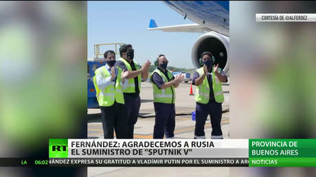 El presidente argentino agradece a Rusia por el suministro de la vacuna Sputnik V