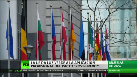 La UE da luz verde a la aplicación provisional del pacto 'post-Brexit' con el Reino Unido