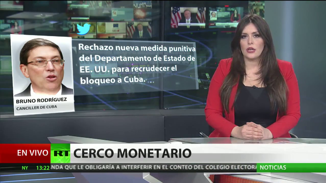 Cuba condena las sanciones de EE.UU. contra su Banco Financiero Internacional