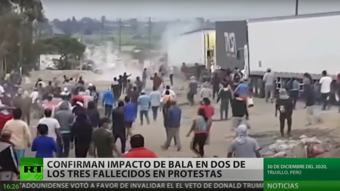 Perú confirma impactos de bala en dos de los tres fallecidos en las protestas de trabajadores agrarios
