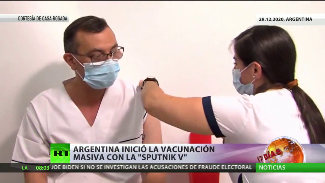 Argentina inicia la vacunación masiva con la Sputnik V