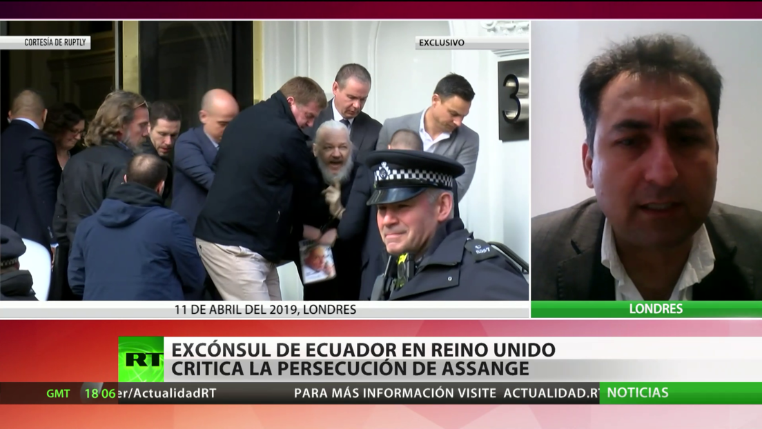 Excónsul de Ecuador en Reino Unido critica la persecución de Julian Assange