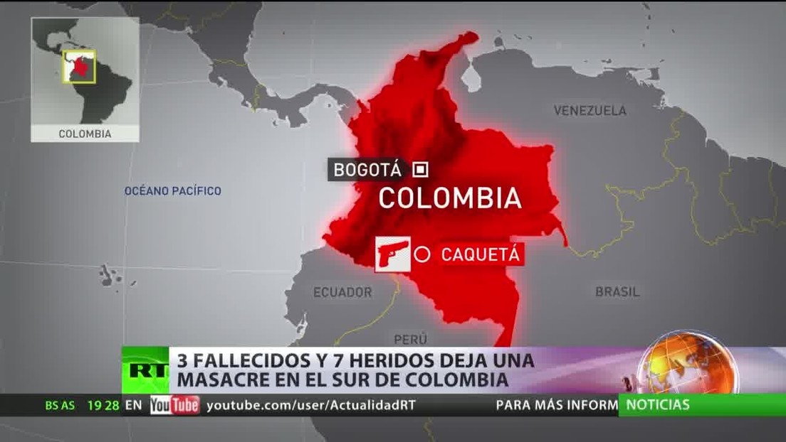 Una masare en Colombia deja 3 fallecidos y 7 heridos