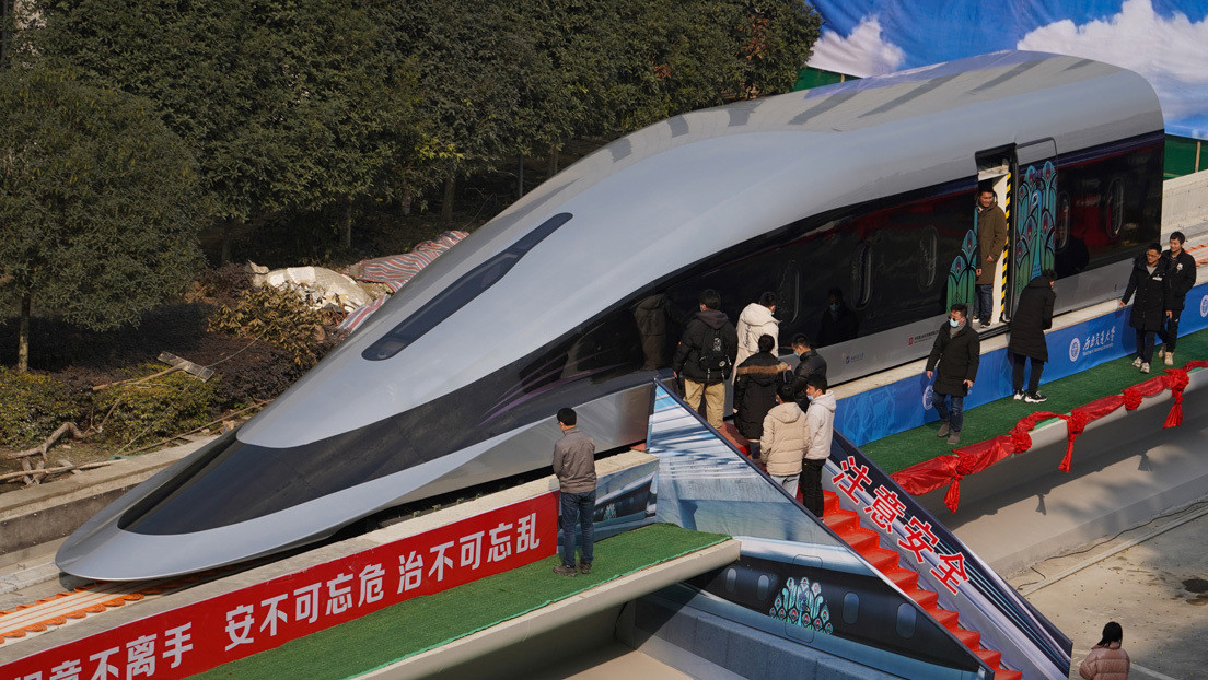 China presenta un tren Maglev superrápido que "se puede mover con una mano" (VIDEO)