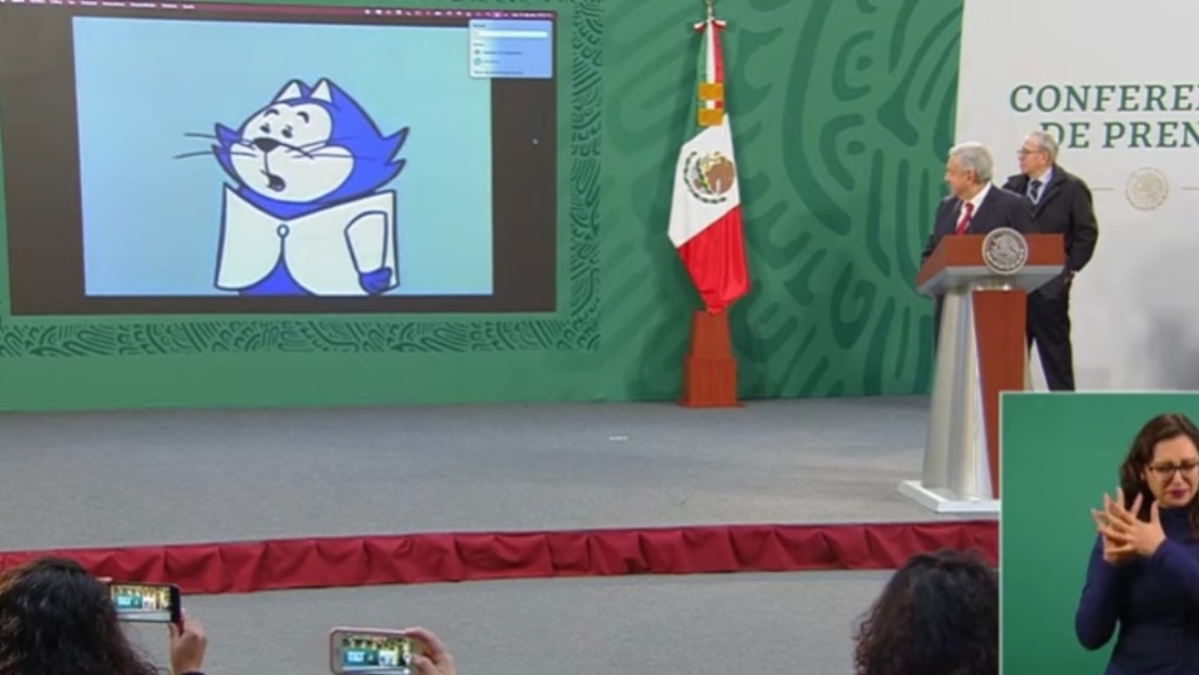 Los dibujos de la serie animada 'Don Gato y su pandilla' se cuelan en la conferencia de López Obrador y la Red estalla en divertidos comentarios