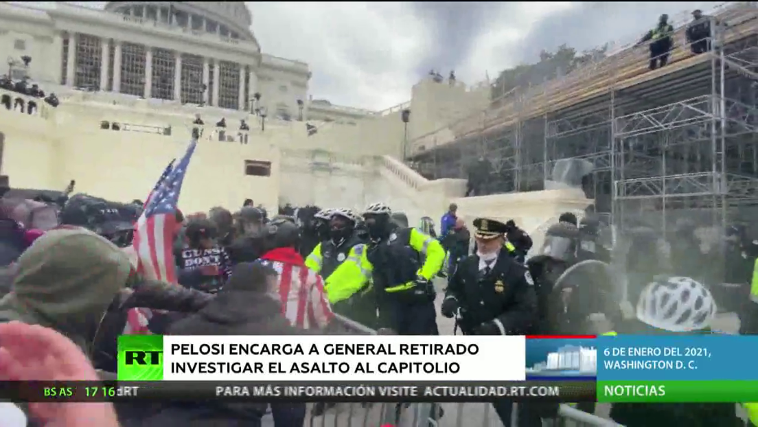 Nancy Pelosi encarga al general retirado Russell Honoré investigar el asalto al Capitolio