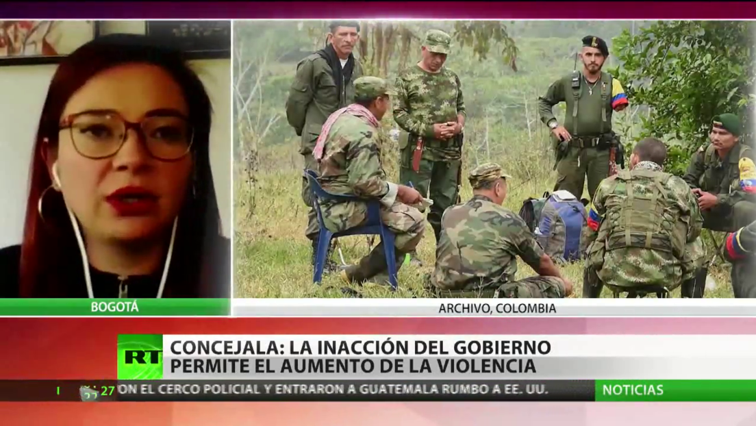 Concejala de Bogotá: "La violencia viene en aumento en Colombia porque Iván Duque no ha querido implementar el acuerdo de paz"