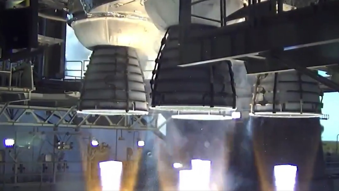 VIDEO: La NASA realiza una prueba del núcleo del cohete más potente que jamás ha construido y dura solo 1 minuto, en lugar de los 8 planeados