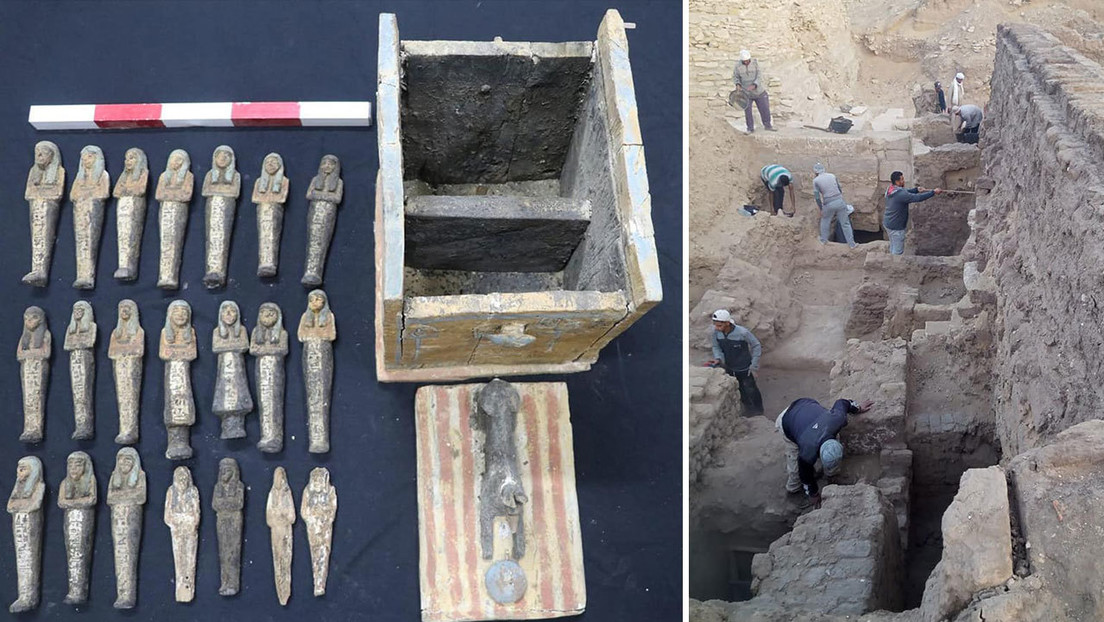 FOTOS: Egipto anuncia "grandes descubrimientos" en la necrópolis de Saqqara que "reescribirán la historia de esta región"