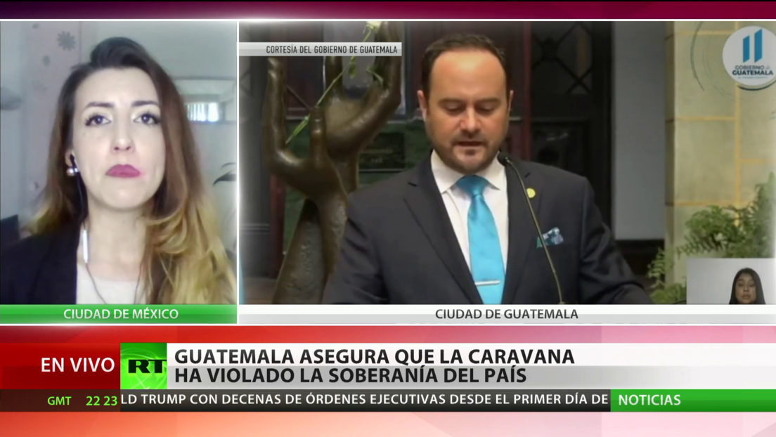 Honduras exhorta a Guatemala a investigar la detención de una caravana de migrantes rumbo a EE.UU.