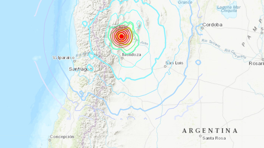 Primeras imágenes del sismo de magnitud 6,4 que ha sacudido la frontera entre Argentina y Chile (VIDEOS)