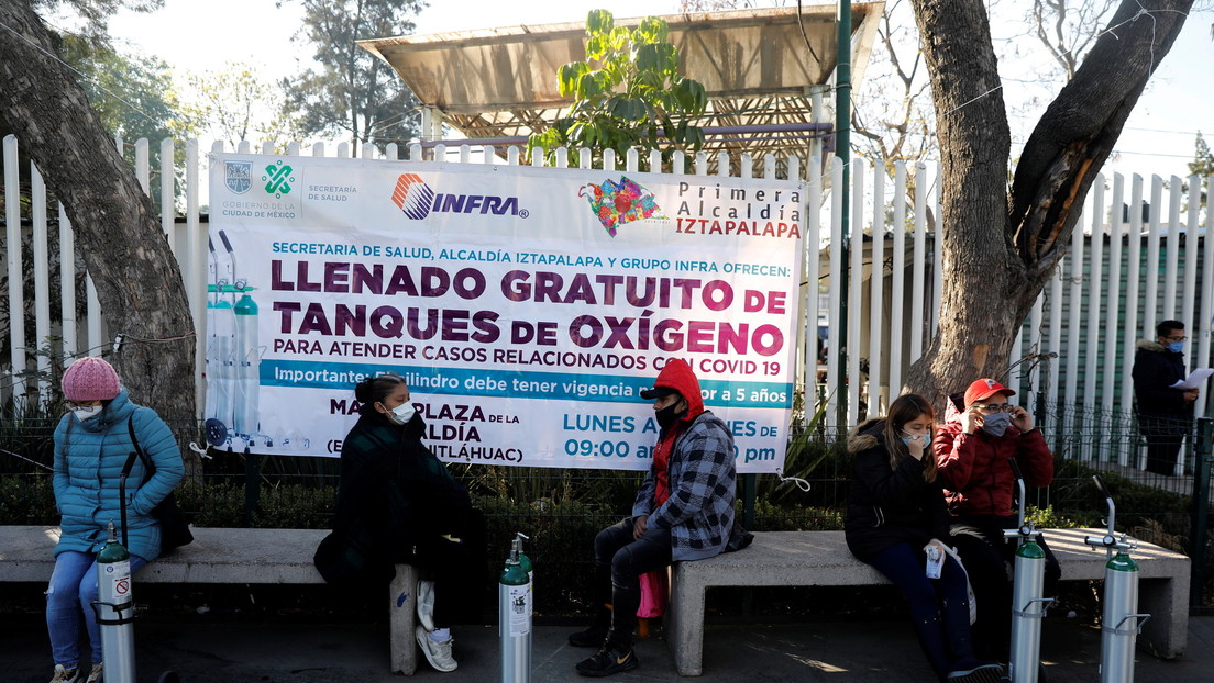México lanza una campaña para exhortar a la población a reutilizar los tanques de oxígeno para pacientes con covid-19