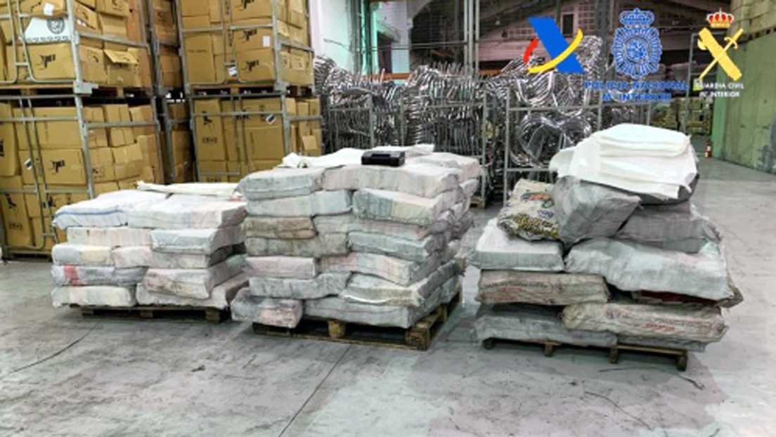 Desarticulan en España una banda narco e incautan más de 2 toneladas de cocaína enviadas de Sudamérica