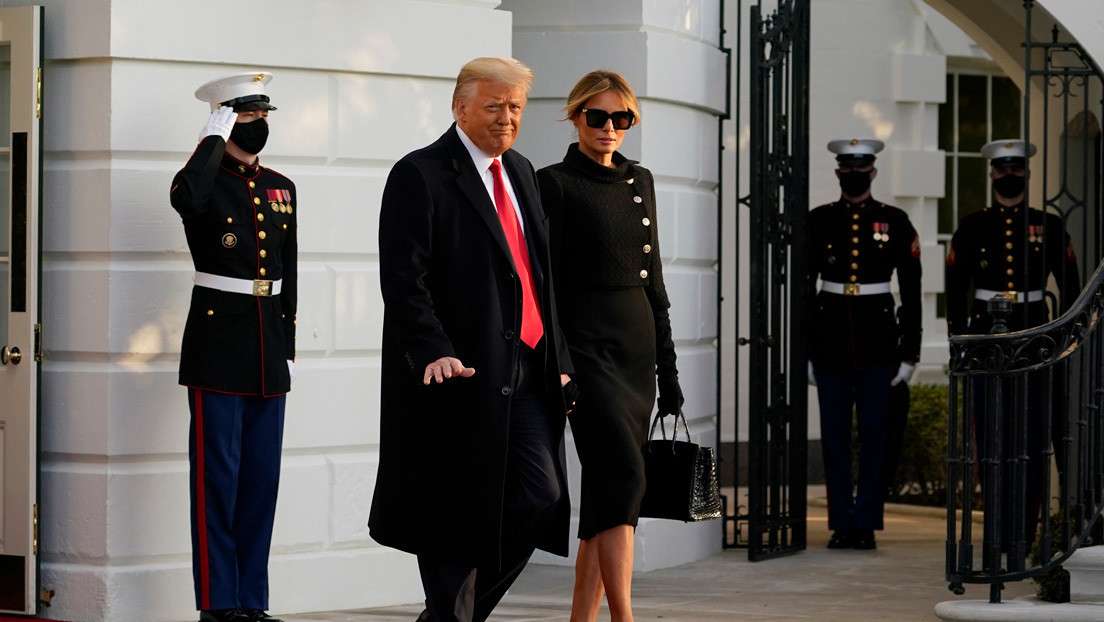 "Nos volveremos a ver": Donald Trump deja la Casa Blanca horas antes de terminar su mandato (VIDEO)