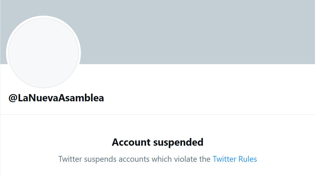 Twitter suspende la cuenta del nuevo Parlamento de Venezuela