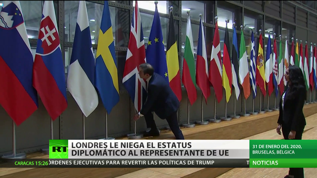 Reino Unido niega el estatus diplomático al representante de la Unión Europea