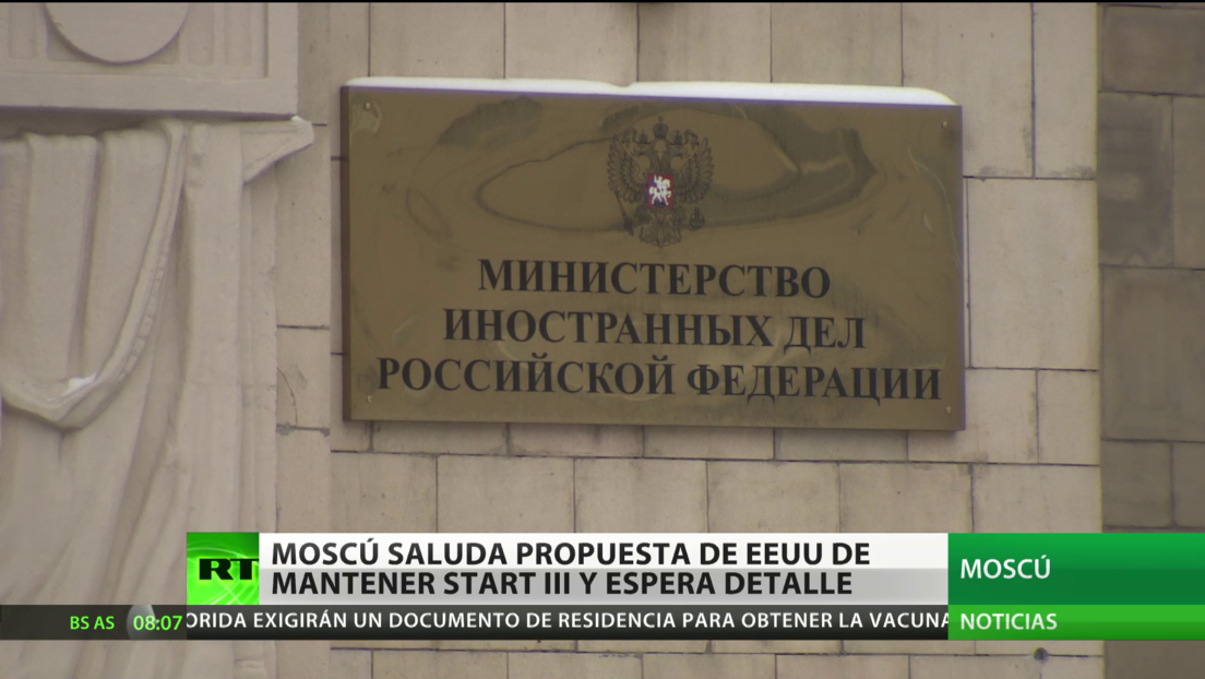 Moscú saluda la intención de EE.UU. de mantener el tratado START III y espera detalles de la propuesta