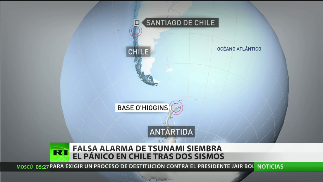 Falsa alarma de tsunami siembra el pánico en Chile tras dos sismos