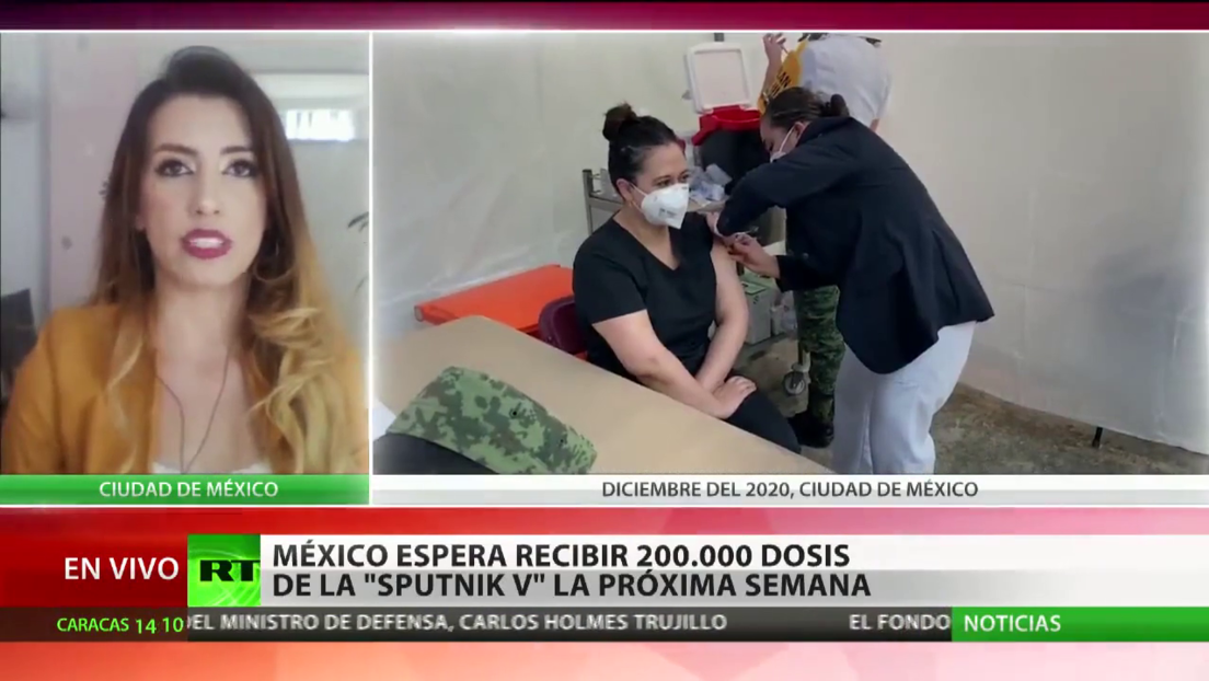 México espera recibir 200.000 dosis de la vacuna rusa Sputnik V la próxima semana