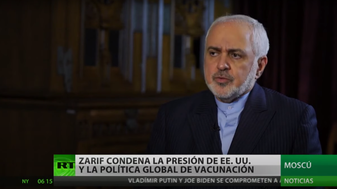 Canciller iraní condena la presión de EE.UU. y la política global de vacunación
