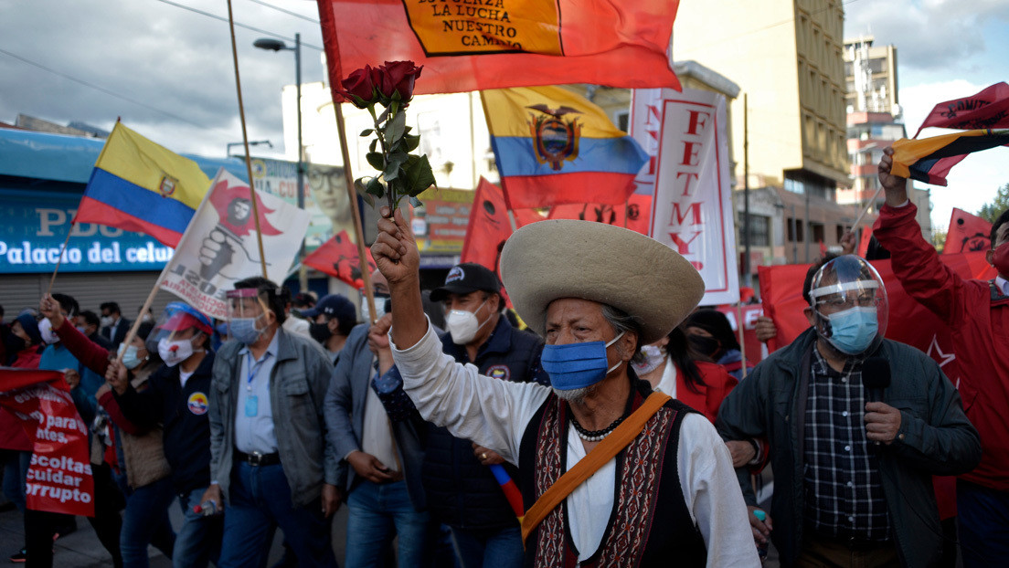 Trabajadores ecuatorianos protestan contra las "medidas regresivas" del gobierno de Lenín Moreno