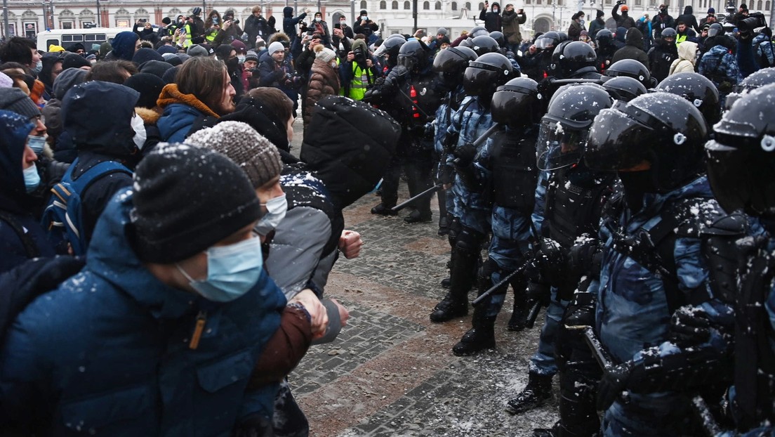 VIDEO: Protestas en apoyo al opositor Navalny se realizan en Moscú y otras  ciudades de Rusia