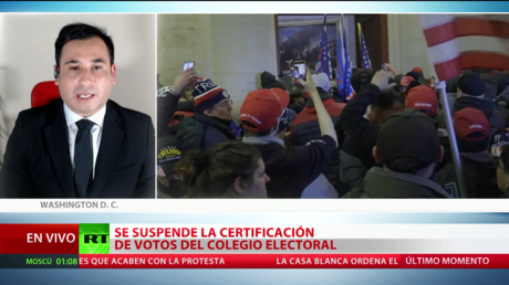 Experto: Los actos de violencia en el Congreso de EE.UU. han sido alimentados por los reclamos de fraude electoral de Trump