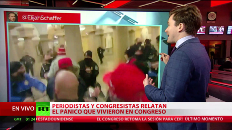 Periodistas y legisladores relatan el pánico que vivieron en el Congreso de EE.UU.