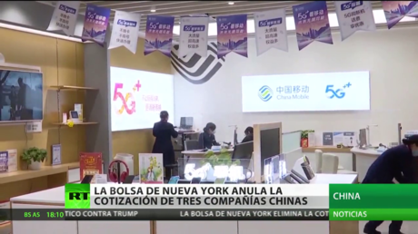 La Bolsa de Nueva York anula la cotización de tres compañías chinas