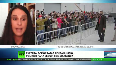 Experta opina que los demócratas apuran el juicio político contra Trump para seguir con su agenda