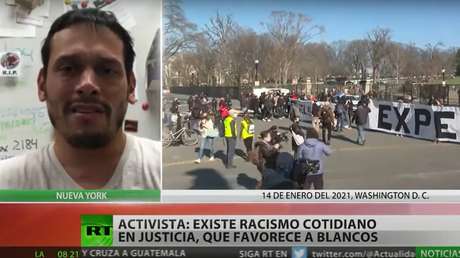 Activista: "En EE.UU. existe un racismo cotidiano que es parte del sistema judicial y favorece a los blancos"