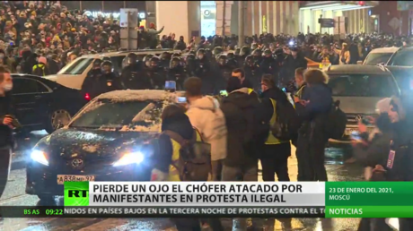 El portavoz de Putin responde a las críticas por la actuación policial en las marchas no autorizadas en Rusia