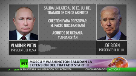 Moscú y Washington saludan la extensión del tratado Start III
