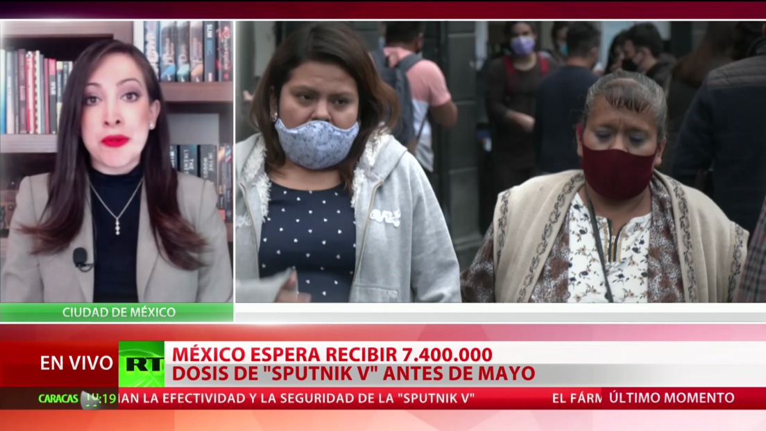 México espera recibir antes de mayo más de 7,4 millones de dosis de la vacuna rusa Sputnik V contra el covid-19