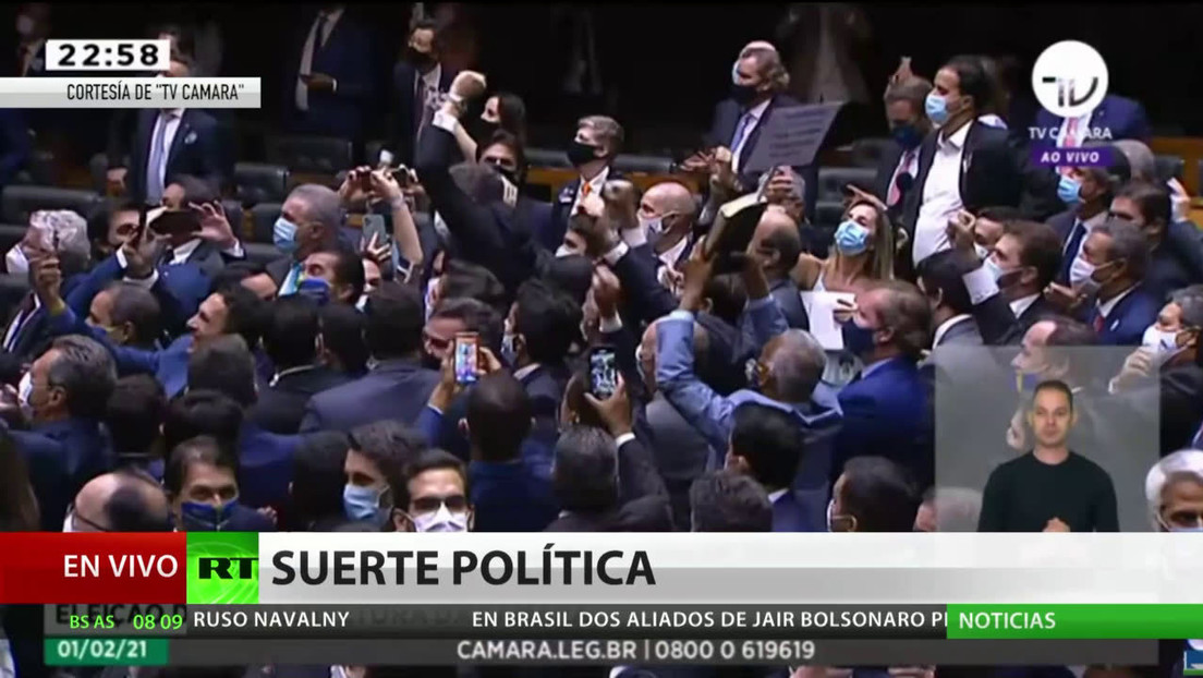 Dos aliados de Bolsonaro presidirán el Senado y la Cámara de Diputados de Brasil