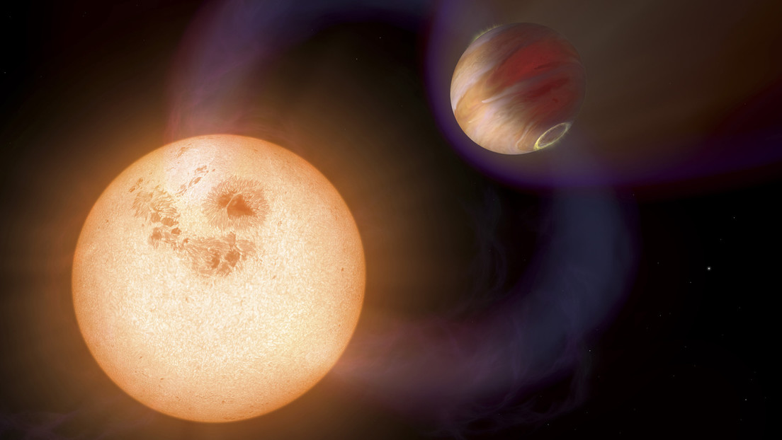 Descubren evidencia de un sistema meteorológico en un 'júpiter caliente'