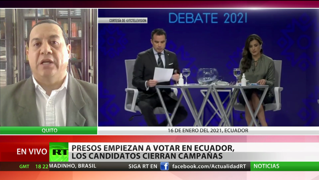 Ecuador: concluye la campaña electoral, empiezan a votar los presos