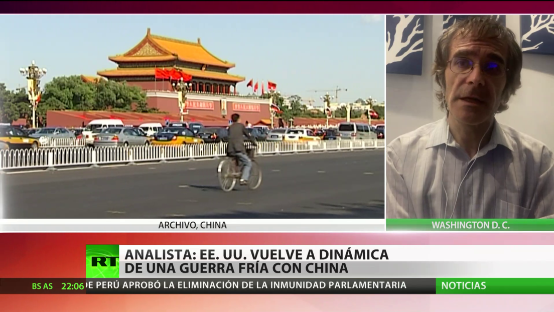 Analista: EE.UU. vuelve a la dinámica de la Guerra Fría con China