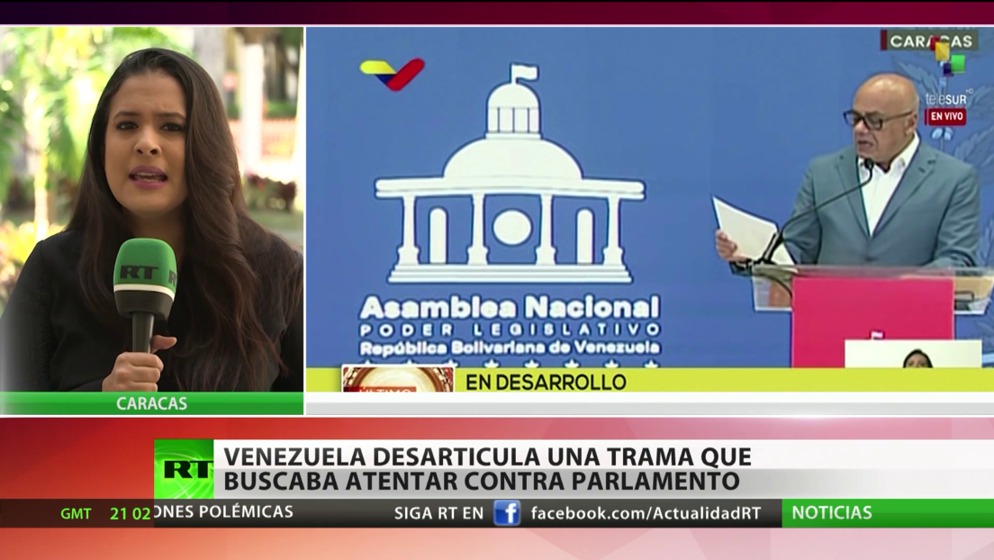 Venezuela desarticula nueva trama que buscaba atentar contra el Parlamento
