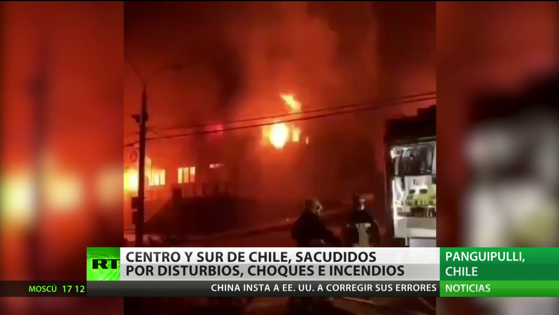 Noche de fuertes disturbios en Chile tras la muerte de un malabarista a manos de los carabineros