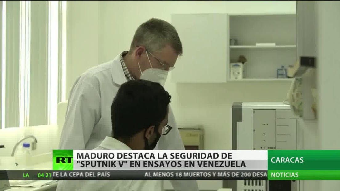Maduro destaca la seguridad de Sputnik V en ensayos en Venezuela