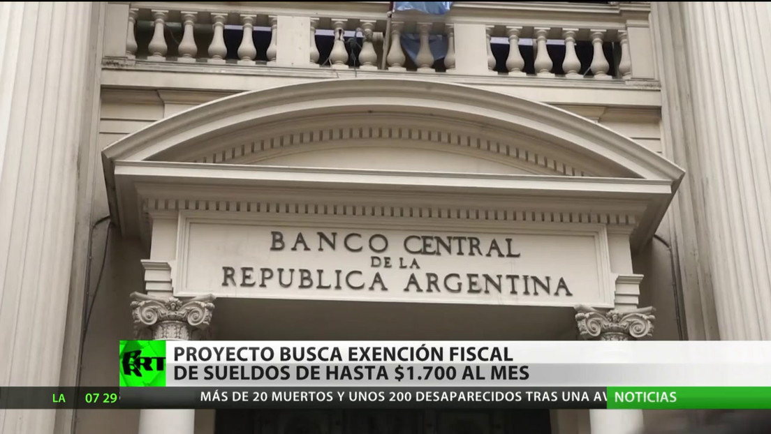Argentina: Un proyecto busca la exención fiscal para quienes cobren menos de 1.700 dólares al mes