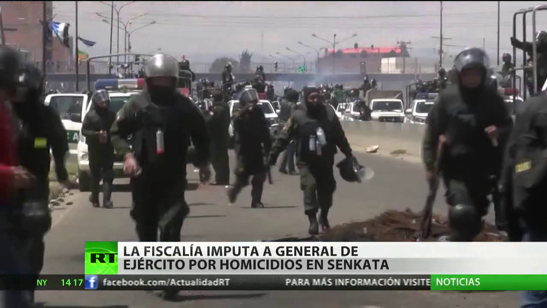 La Fiscalía de Bolivia imputa a un general del Ejército por homicidios en Senkata
