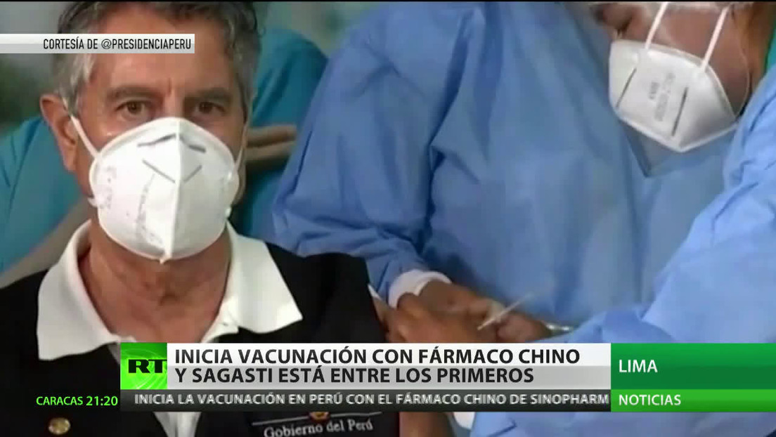 Se inicia en Perú la vacunación con el fármaco chino Sinofarm