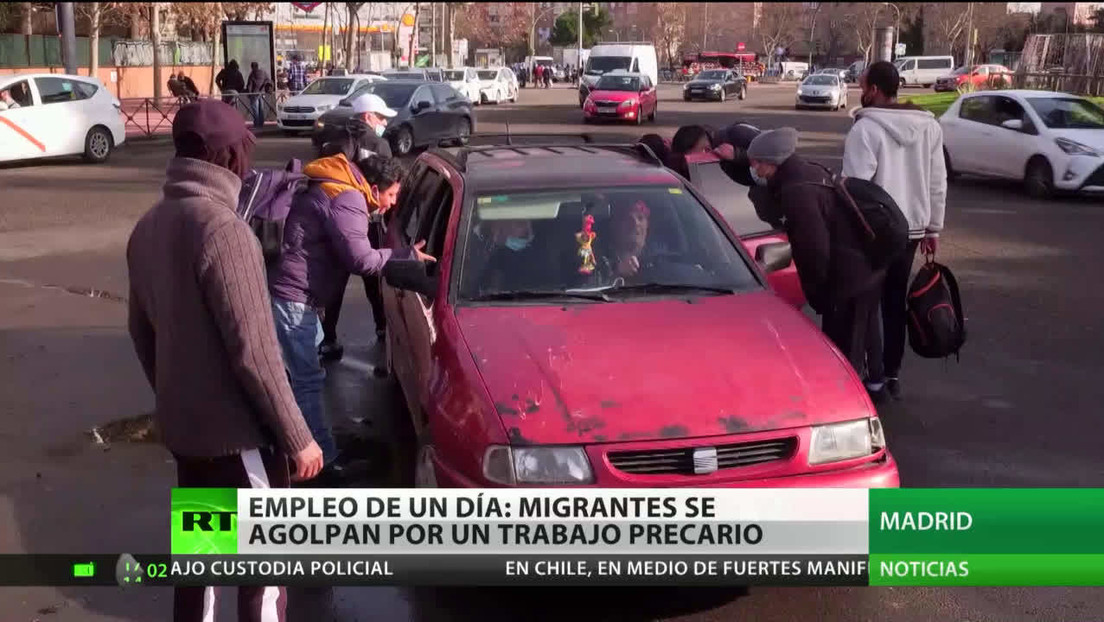 España: Los migrantes se agolpan por un trabajo precario