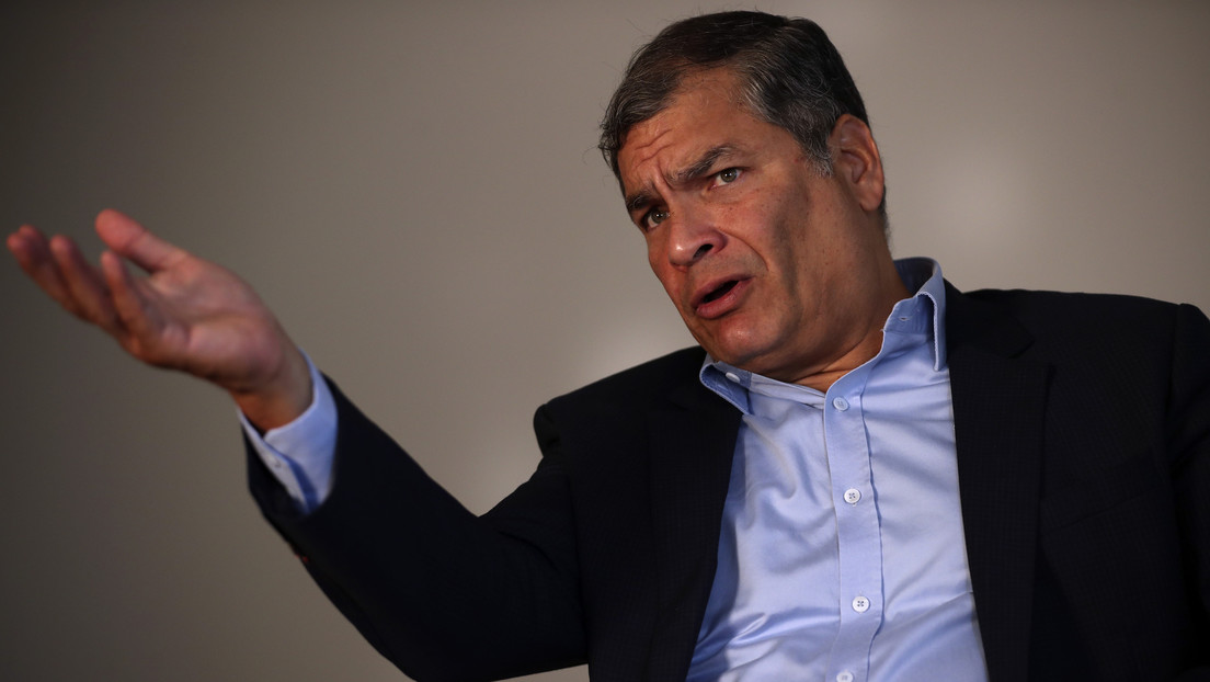 "El chiste se cuenta solo": Correa responde a las acusaciones del candidato Yaku Pérez, que lo señala de promover un "fraude" en su contra