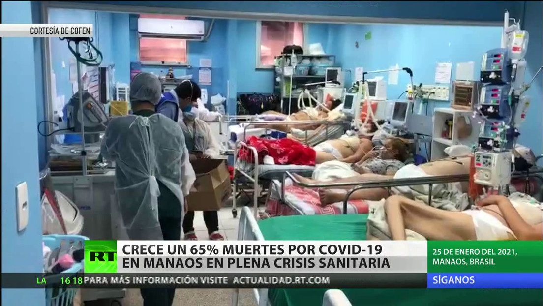 En 65 % aumenta el número de muertes por covid-19 en Manaos