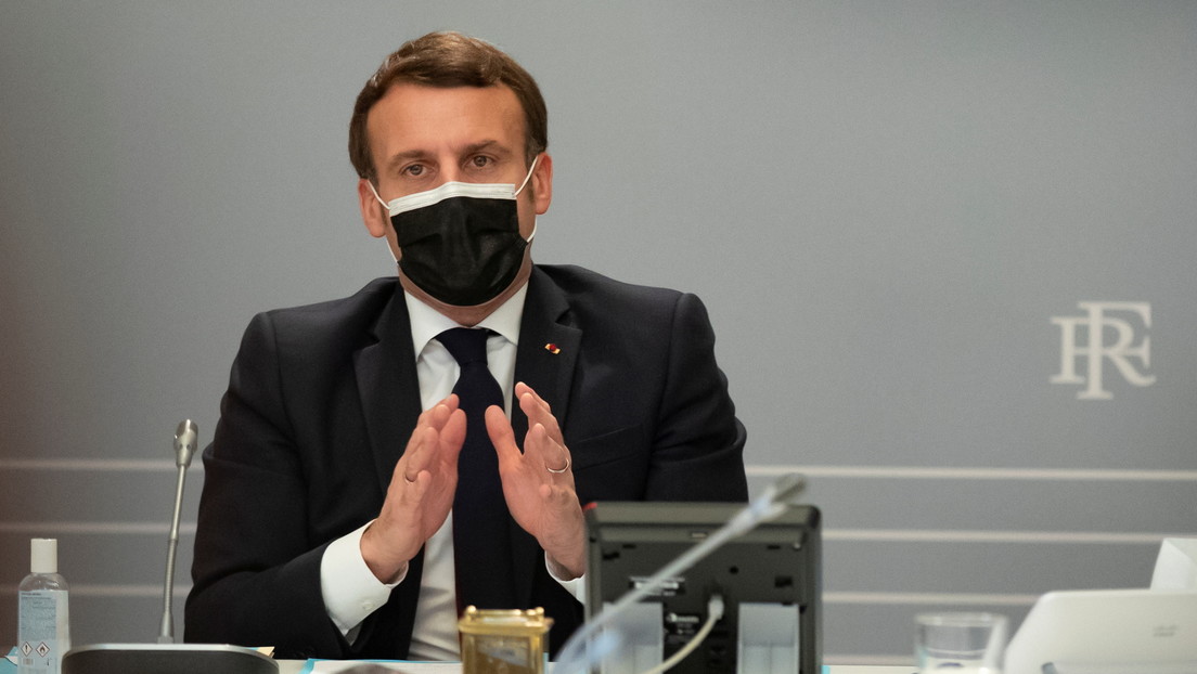 Macron insta a cooperar con China y Rusia para ganar la "guerra mundial" contra la pandemia